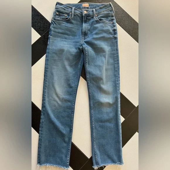 MOTHER Mid Rise Rider Flood Fray - Picture 7 of 10